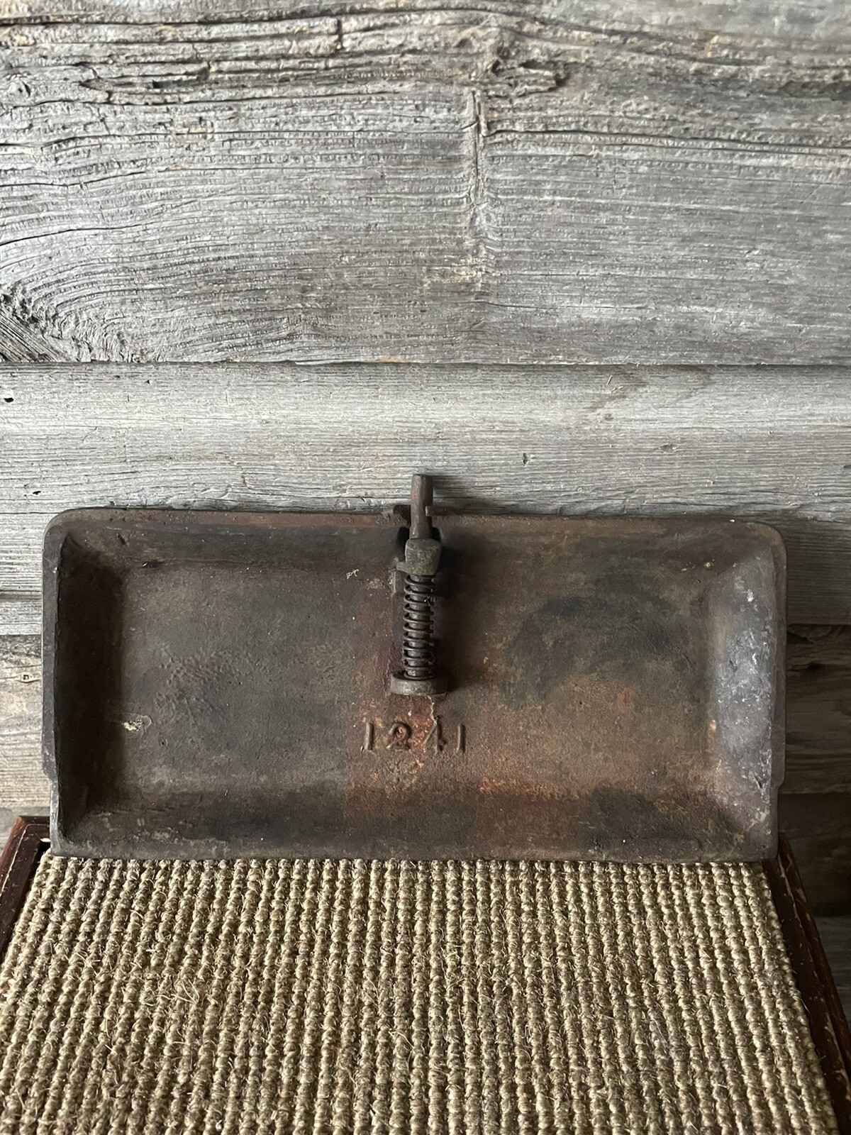 Vintage Frost & Wood Cast Iron Tool Box Lid eBay