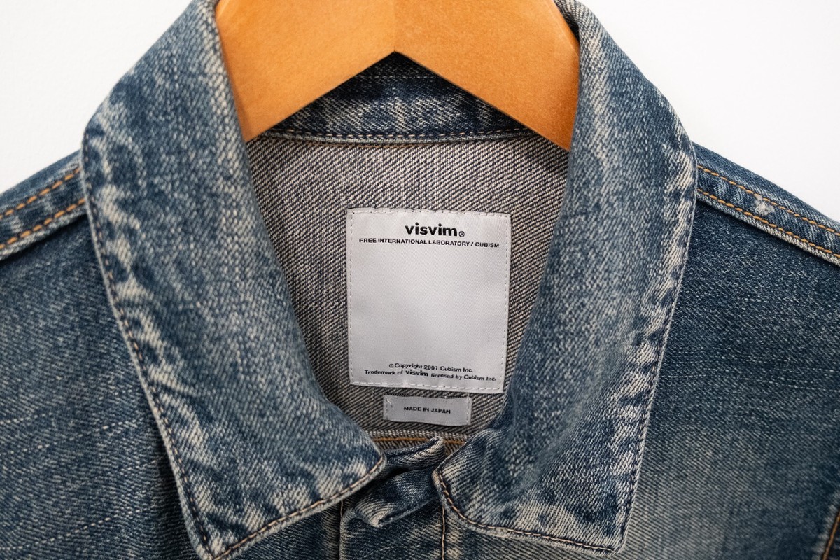 Visvim Social Sculpture 101 Selvedge Denim Jacket Size 1 Python