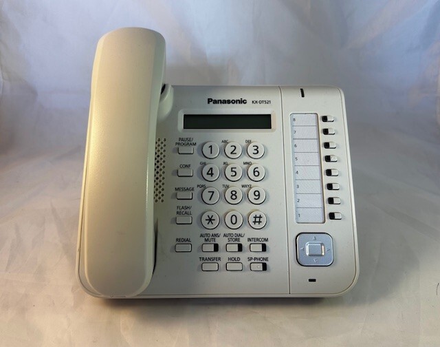 Panasonic KX-DT521 White digital phone - KX-DT521-W, used | eBay UK