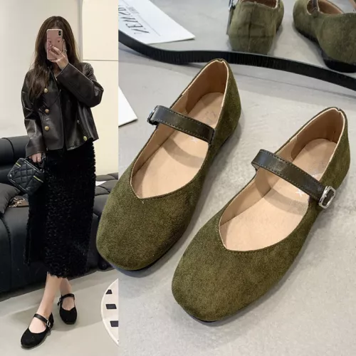 Ballerine donna slip on scuola Mary Jane punta tonda decolte comode ragazza passeggio - Foto 12 di 27