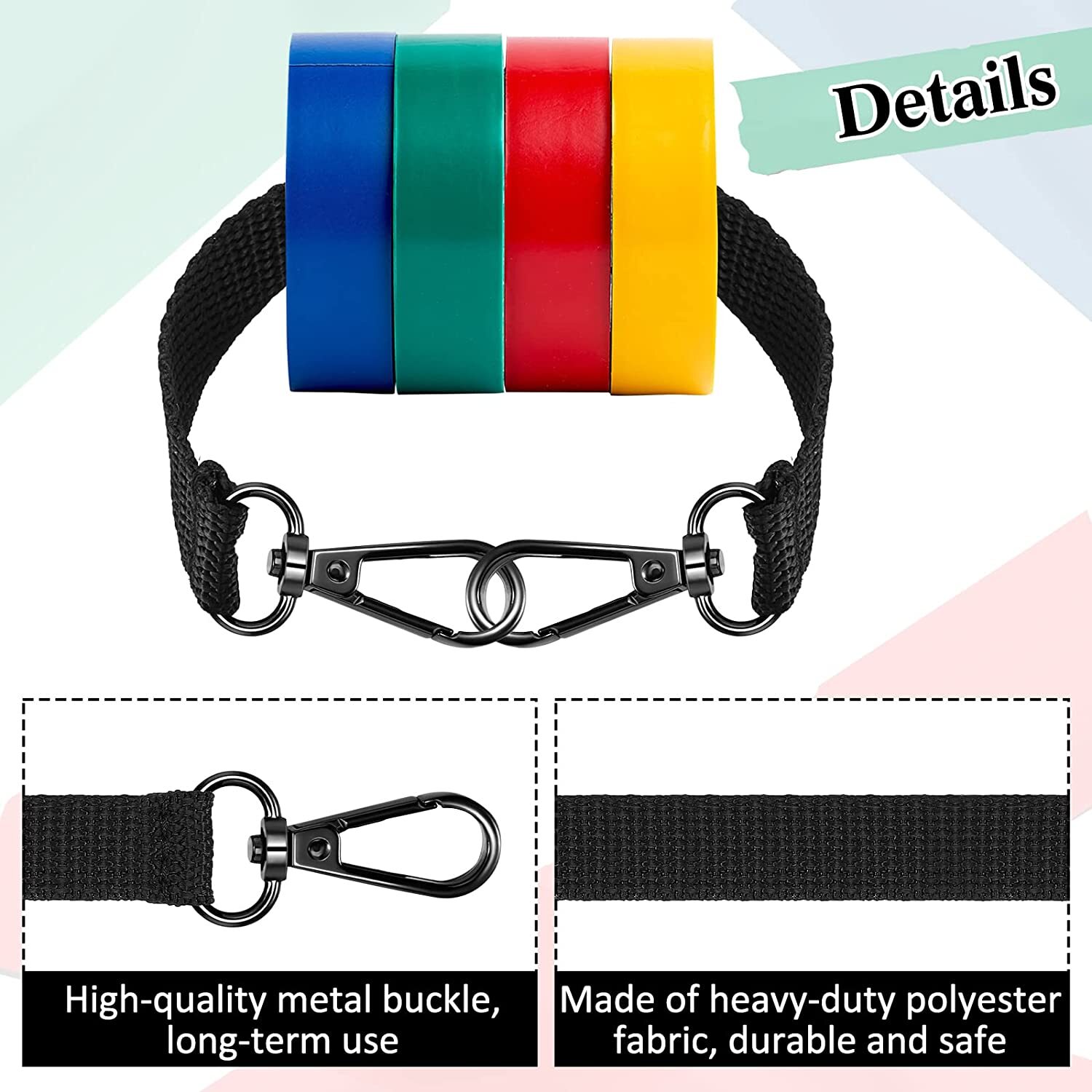 Electrical Tape Holder Strap Tape Measure Holder for Belt Tape Thong