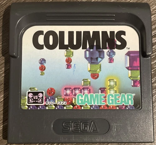Sega Game Gear Columns 1991 Cartridge Only Tested Retro Video Game