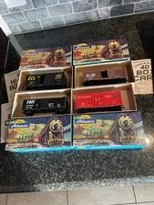Lot Of 4 Athearn Model Train Cars HO Scale 40' Box Cars Nice Boxcar