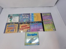 Lot of 9 Karaoke CD G Most Wanted and More TESTED