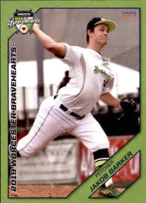 2019 Worcester Bravehearts Update Choice #2 Jakob Barker Wesley Chapel Florida 