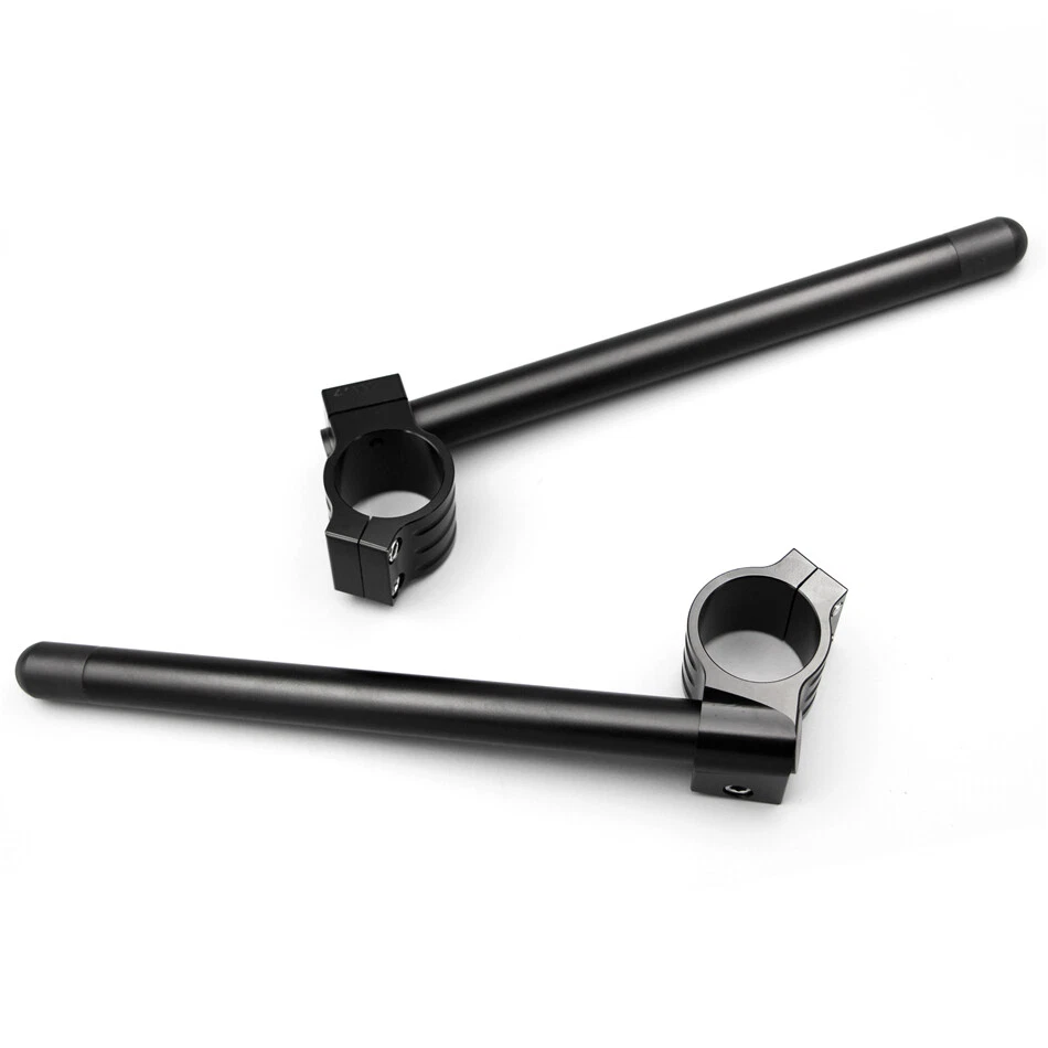 Manillar horquilla clip universal 35 mm ajustable Racing Café Racer motocicleta Foto 4 de 4