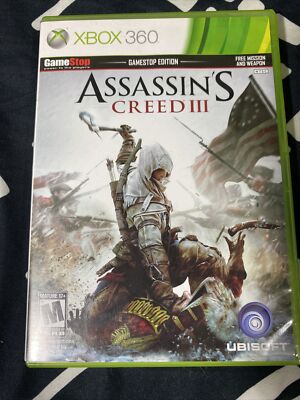 Assassin's Creed III 3 GameStop Edition (Microsoft Xbox 360, 2012)