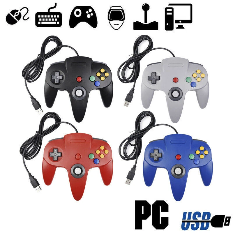 For Nintendo64 N64 USB Controller/ SNES Gamepad Joystick For PC MAC Raspberry Pi - Image 3 of 4