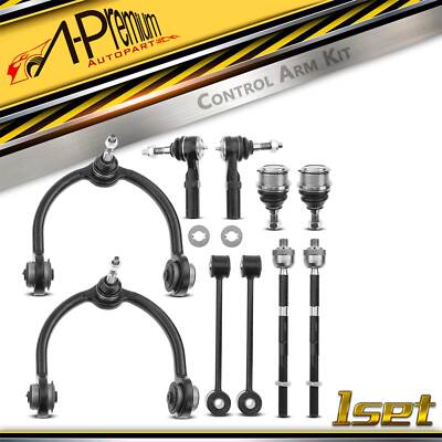 A-Premium 10xFront Control Arm w/ Ball Joint Sway Bar Tie Rod for Jeep Commander
