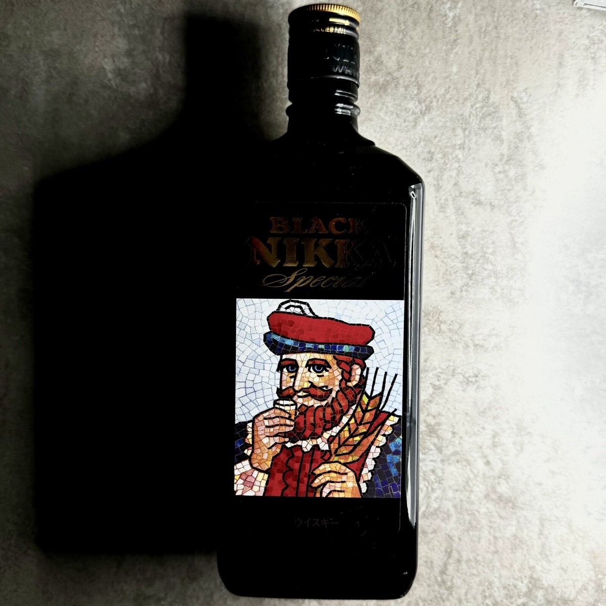 Black Nikka Bottle Empty 720ml Japan retro design whisky