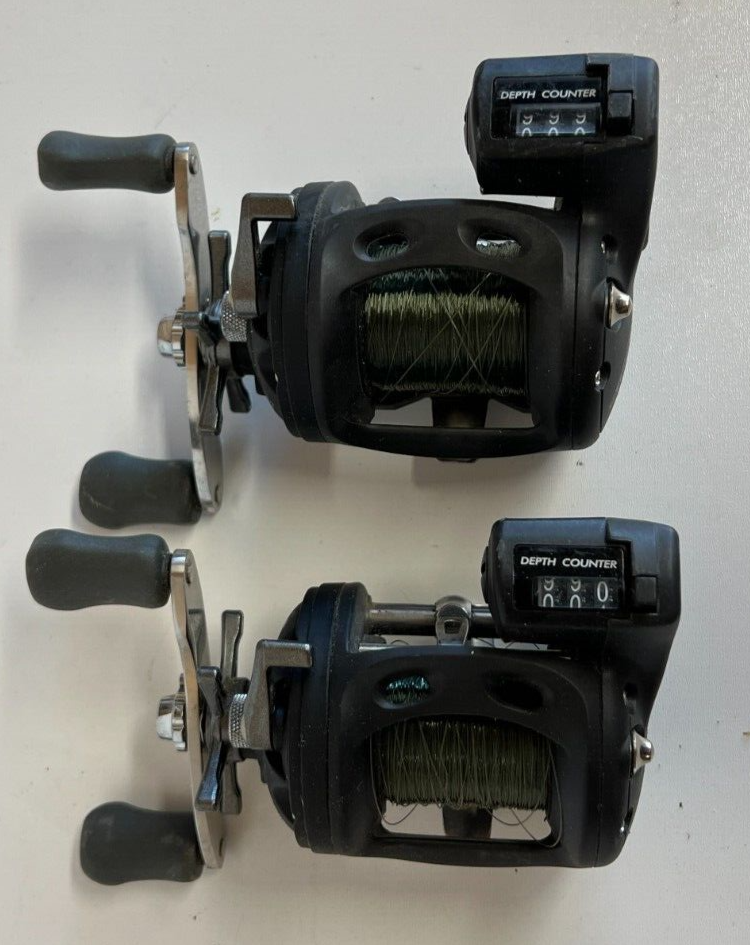 Cabela's Fishing Trolling Reel Depthmaster III LH Linecounter Graphite