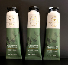 Bath Body Works Aromatherapy Stress Relief Shea Butter Hand Cream X3