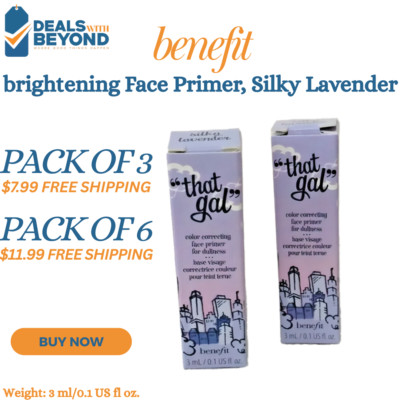 Benefit That Gal Brightening Face Primer | Silky Lavender