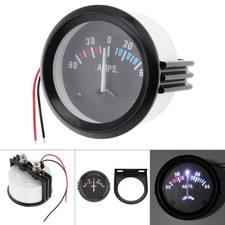 2 Inch 12v 60-0-60 Amp Universal Ammeter Gauge Meter Day Night Wbacklighting