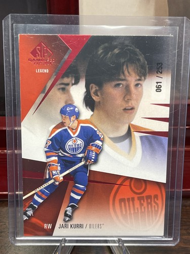 2023-24 SP Game Used #165 Jari Kurri Red 061 /253 Edmonton Oilers Veteran