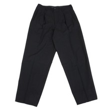 Jean Paul GAULTIER HOMME Wool Tuck Wide Tapered Pants Size 50 K-162663 