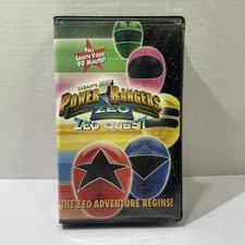 1996 Power Rangers Zeo Quest VHS Tape In Clamshell Zeo Adventure Begins