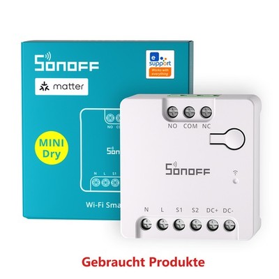 SONOFF MINI Dry WIFI Smart Schalter Relay Matter kompatibel Zur Schützsteuerung