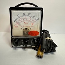 Snap-on Tach-dwell Meter Mt-715 Red Vintage Automotive Diagnostic Tool-untested