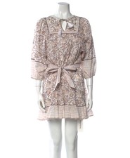 Cleobella Printed Patterned Cotton Shift Mini Dress Size Medium NWT