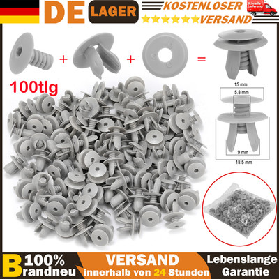100X Befestigung Clips Passt für VW Transporter T4 T5 Innenverkleidung 701867299