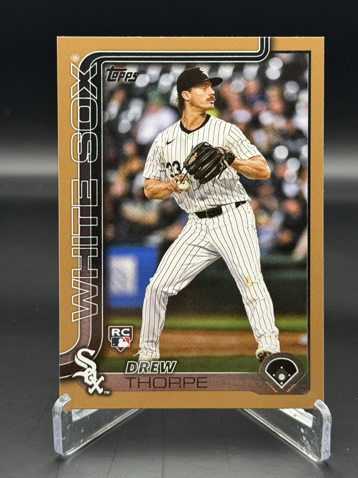 2025 Topps #320 Drew Thorpe Gold #1328/2025 Chicago White Sox