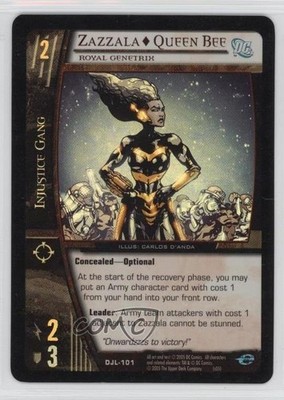 2004 VS System DC Justice League of America Foil Zazzala - Queen Bee #DJL-101