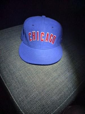 New Era CHICAGO Bball Cap 59FIFTY Fitted Size 7 1/4 retails: $47 AUTHENTIC NWT