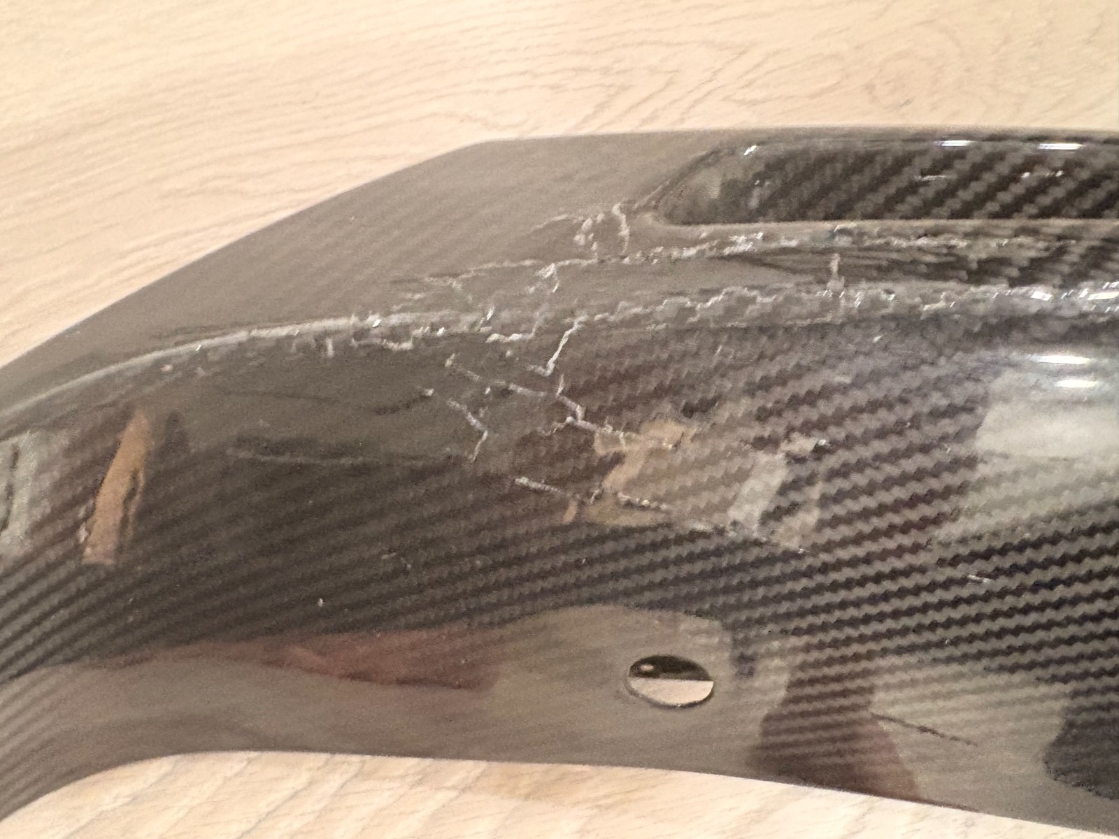 2017-2022 Mclaren 720s Carbon fiber diffuser OEM 14A4680CP  *DAMAGED*