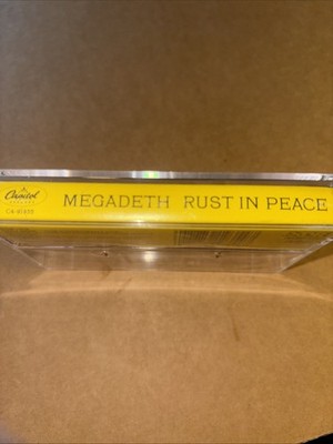 Rust in Peace by Megadeth (Cassette, Oct-1990, Capitol/EMI Records