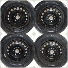 Mercedes W124 / 190 W201 Original Stahl-Felgen Sommer-Reifen 185/65 R15