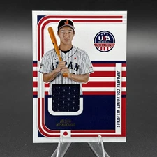 2024 Panini USA Stars & Stripes MISHO NISHIKAWA Japanese Collegiate Worn Jersey