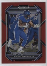 2023 Panini Prizm Draft Picks Red Prizm 37/299 Chris Rodriguez Jr #130 u6m