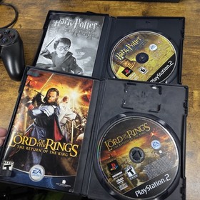 Sony PlayStation 2 PS2 Fat Console Bundle SCPH-39001 Tested & Working! w/ Games