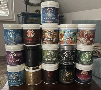LevelUp leere Dosen/Behälter Gaming Booster Konvolut verschiedene Editionen