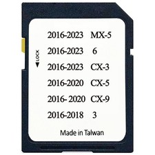 Latest GPS Navigation SD Card BHP166EZ1T for 3 6 CX-3 CX-5 CX-9 MX-5 Black