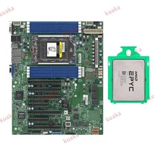 AMD EPYC 7402 CPU  Supermicro H12SSL-i Motherboard , 24 Cores 2,8 GHz 3,35 GHz