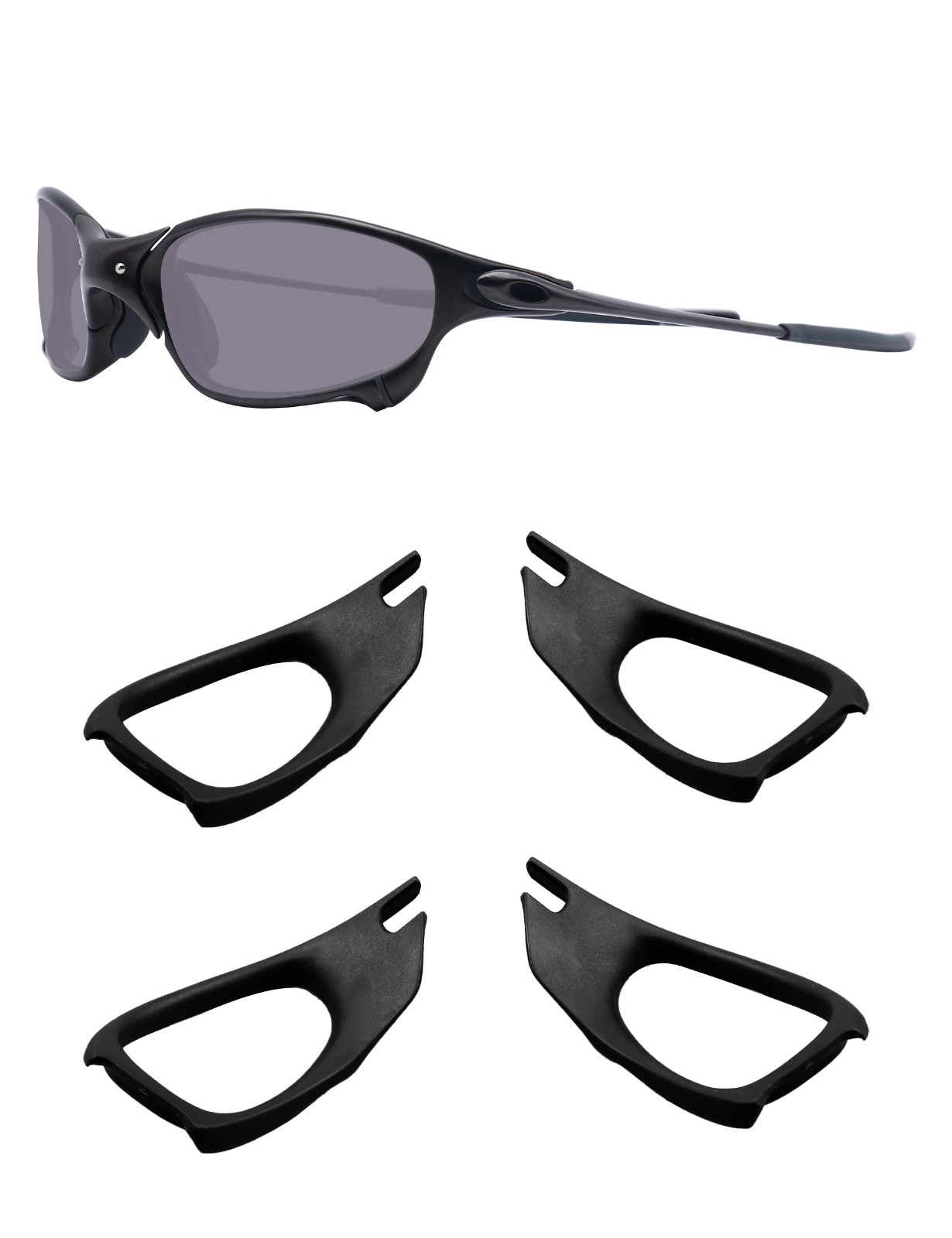 Replacement Side Shield Blinders for Oakley Juliet / X Metal Sunglasses image 7