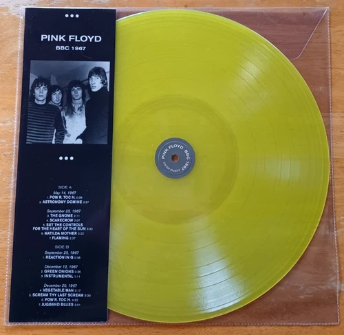 Pink Floyd LP - BBC 1967. Rare Limited Yellow Vinyl, 14 Tracks. MINT condition.