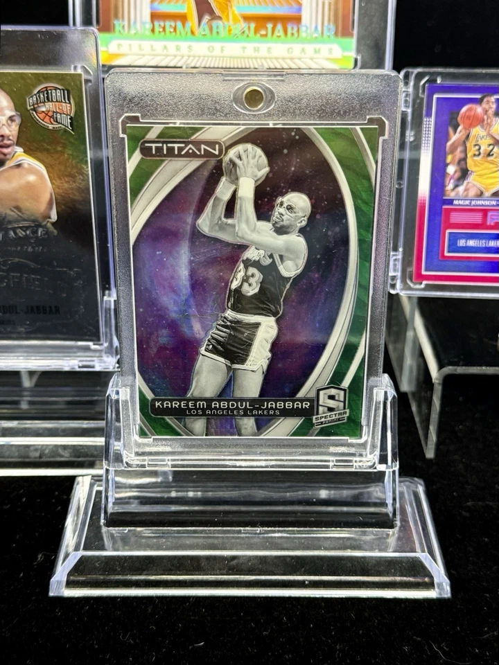 Lote de 4 tarjetas Kareem Abdul-Jabbar | Serie baja #, insertos, paralelo, troquelado! HOF Foto 4 de 4