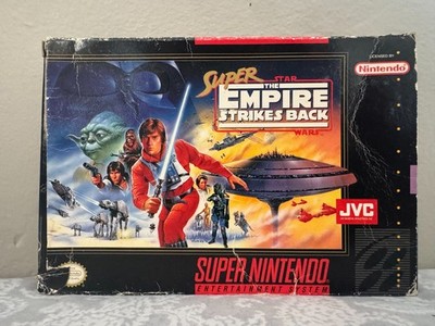 Super Star Wars The Empire  Strikes Back SNES COMPLETE IN BOX CIB Authentic