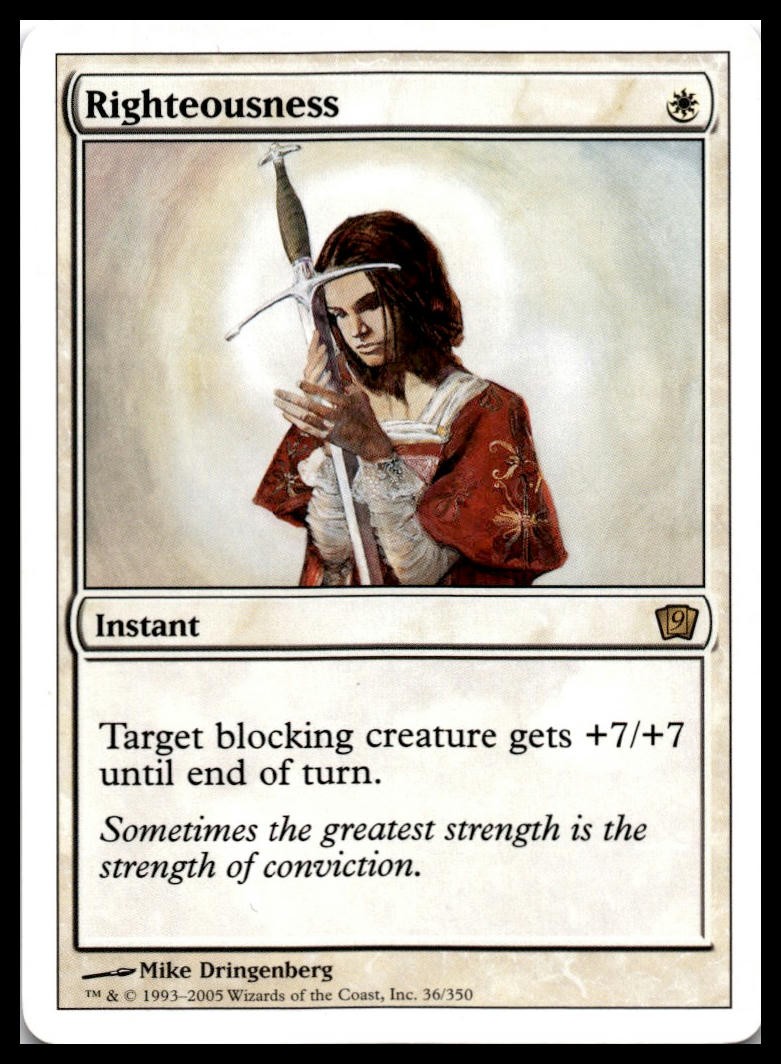 Righteousness Fifth Edition Near Mint or Better