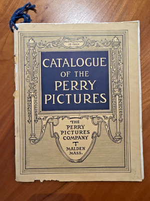 FREE SHIP! 1941 Catalogue of the Perry Pictures w/Orig Pre-Printed Money Orders