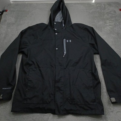 Under Armour Jacket Mens XL Black Infrared Full Zip Pockets Outdoor Casual