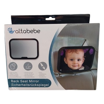 Altabebe 360° Baby Autospiegel - 100% Bruchsicherer Rücksitzspiegel - Baby Ersta