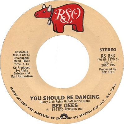 Bee Gees - You Should Be Dancing / Subway, 7'', (Vinyl)