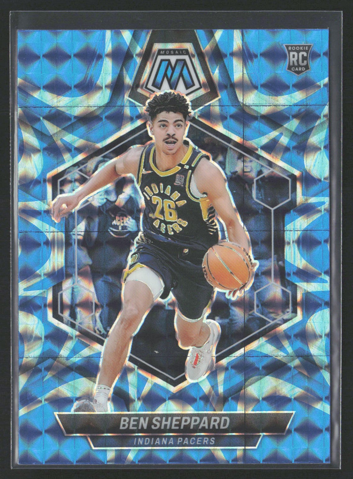 2023-24 Panini Mosaic #244 BEN SHEPPARD BLUE REACTIVE PRIZM