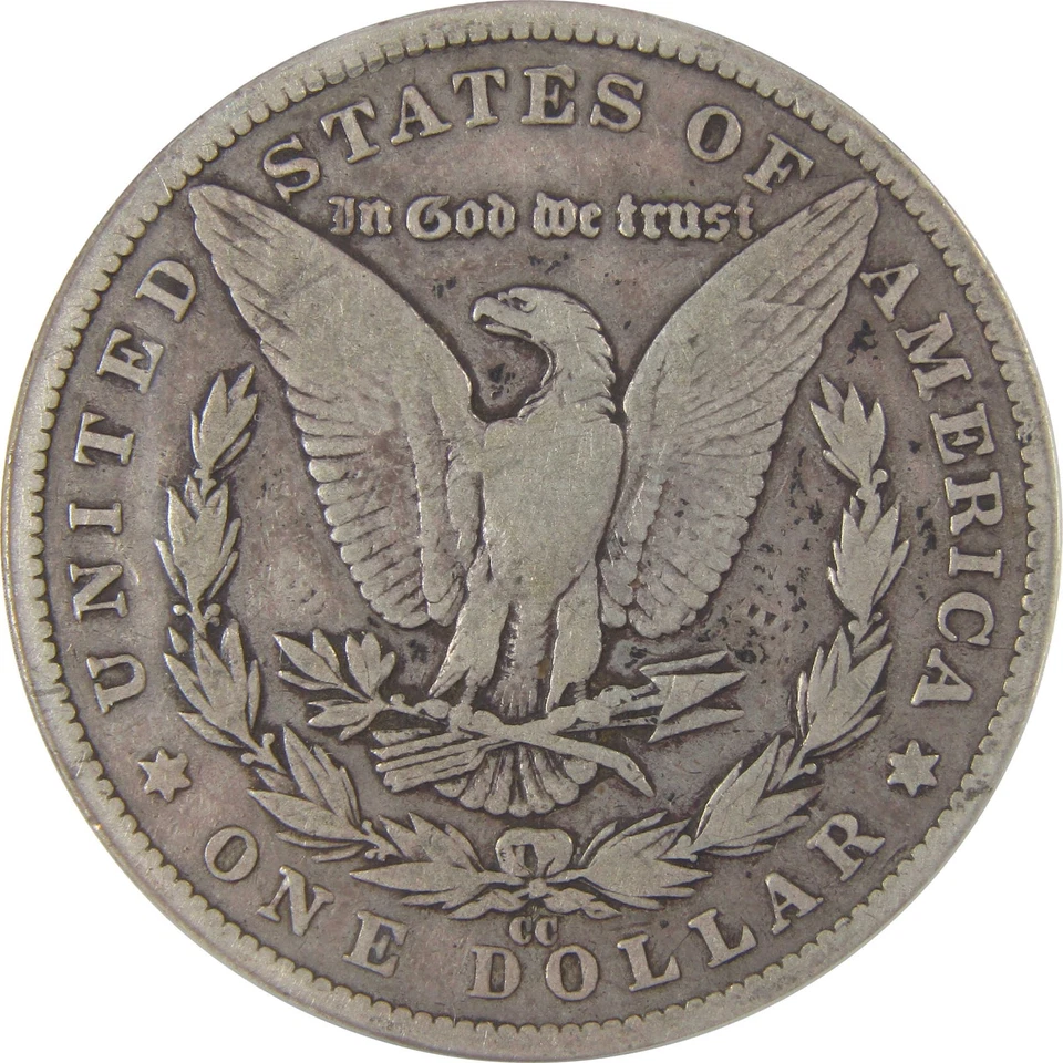 1890 CC Morgan Dollar F 12 ANACS Silver $1 Coin Collectible SKU:I23656 - Image 4 of 4