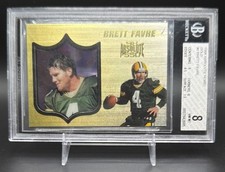 1998 Playoff Absolute Hobby Gold Brett Favre /25 #8 BGS 8 Green Bay Packers