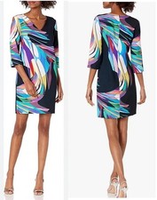 NWOT | Trina Turk | Esteem V Neck Shift Dress | Size 0